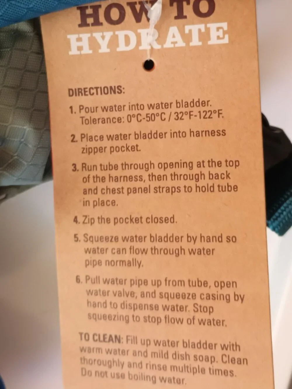 Arcadia Trail Water Bladder Dog Harness Small Blue Reflective Water Resistant